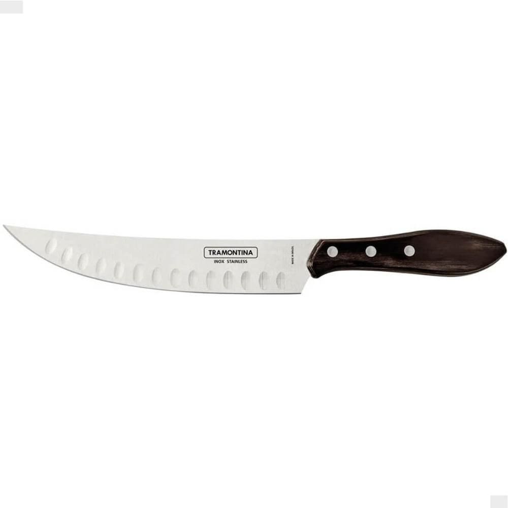 Faca para Carne Butcher 8` Tramontina em Aço Inox e Cabo em