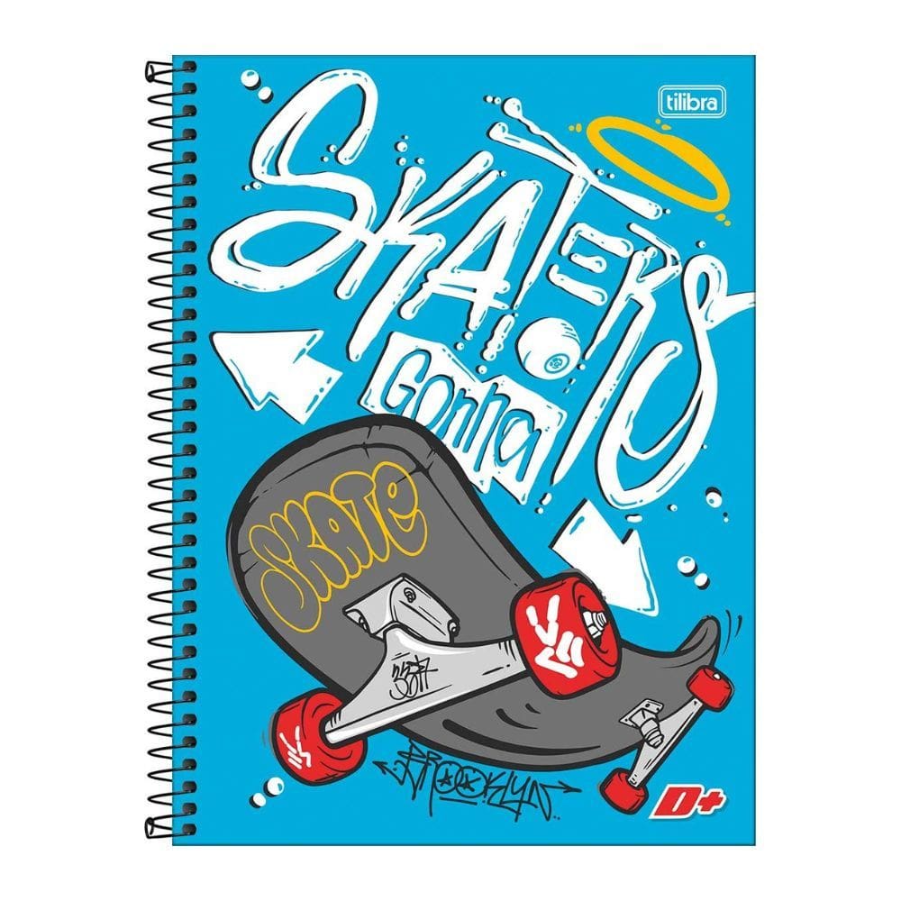 Caderno Espiral Grande Universitário D+ 20 Matérias Feminino/Masculino 400 Folhas Capa Dura - Tilibra