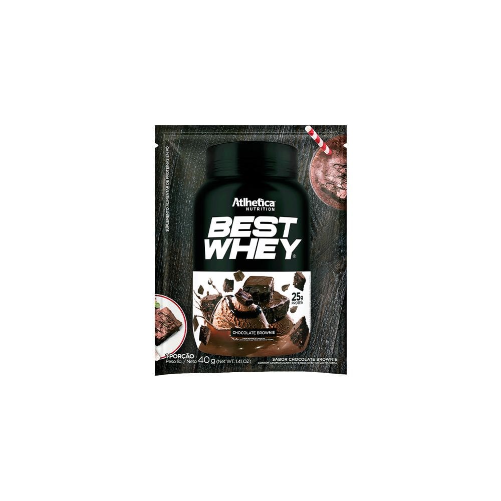 Best Whey Bar Atlhetica Nutrition Brownie Chocolate
