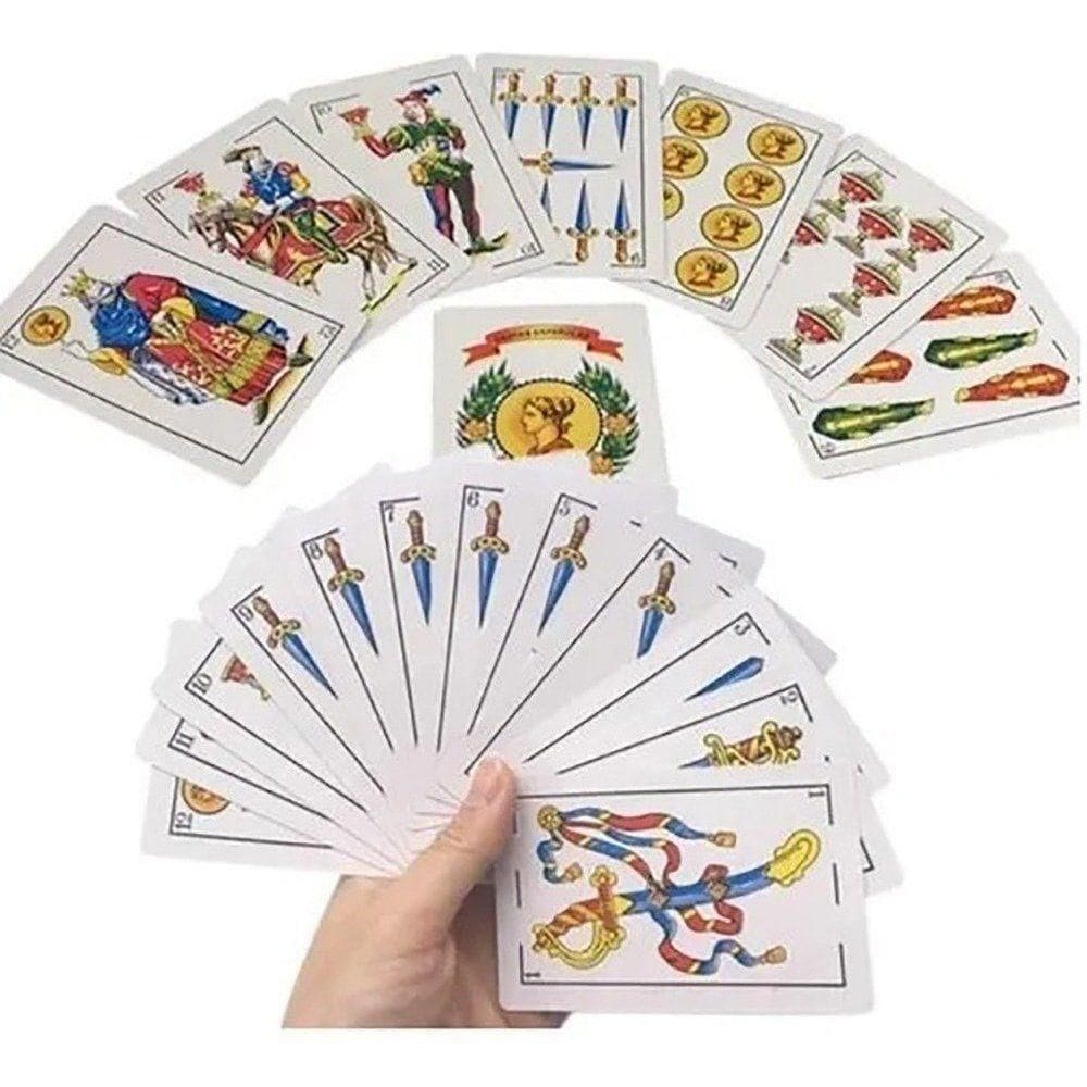 Kit 4 Baralhos Truco Espanhol 160 Folhas De Papel