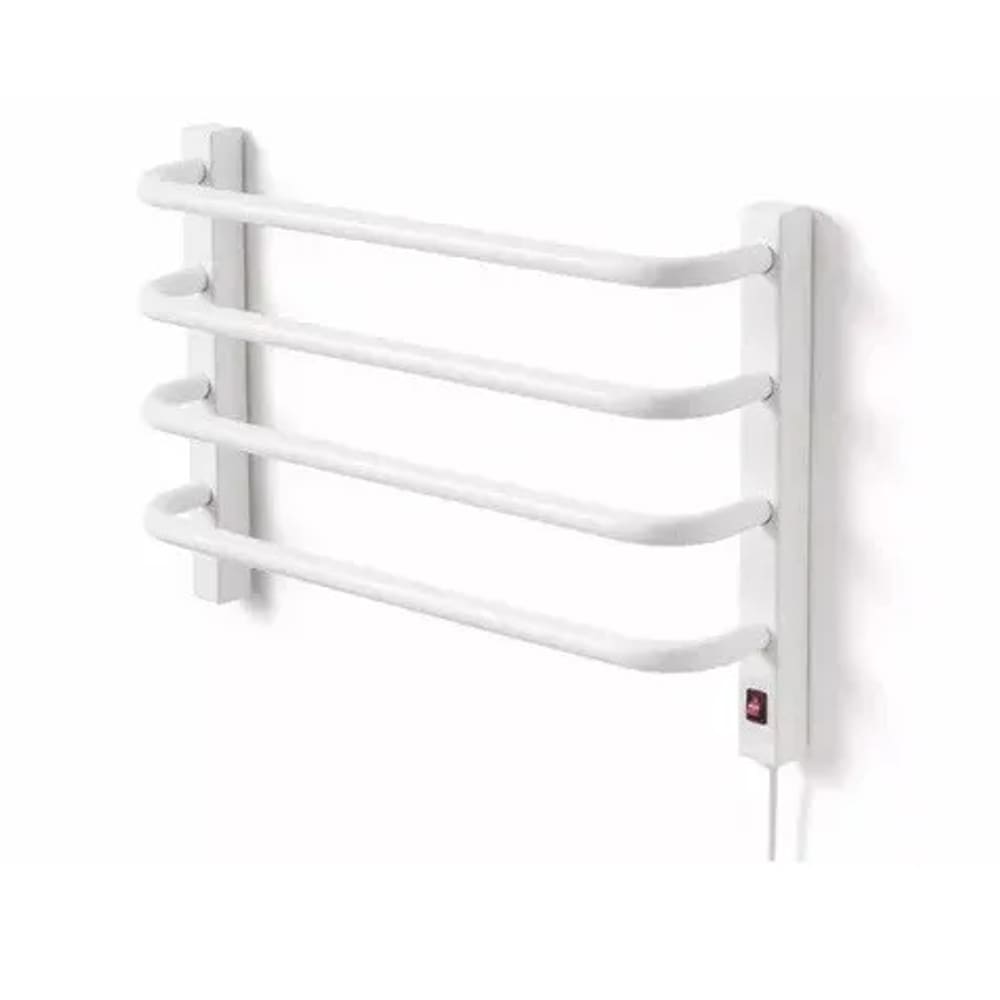 Toalheiro Termico Pequeno 1 Toalha Branco 220V Direito + Timer Digital