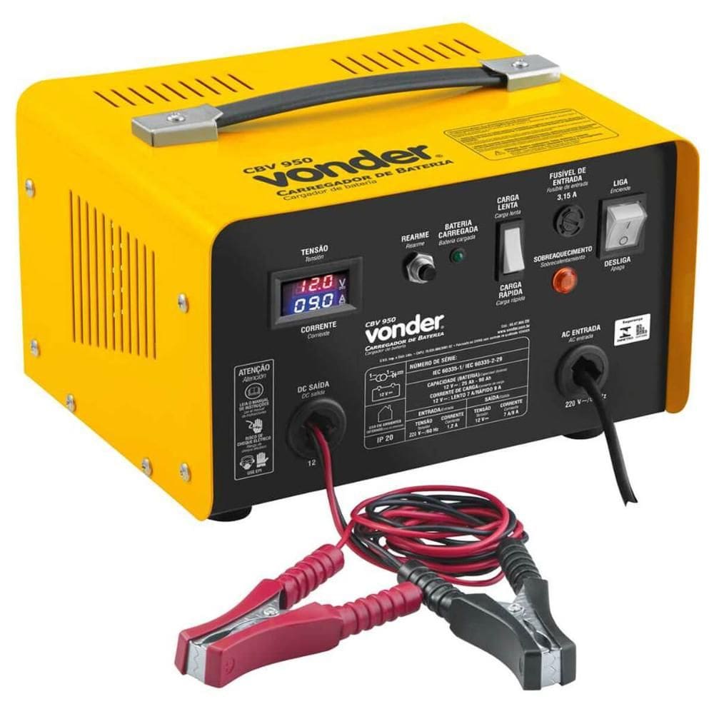 Carregador de bateria 220 V~ CBV 950 VONDER