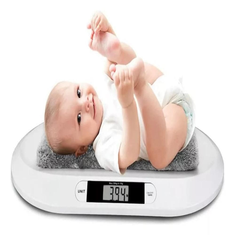 Balança Digital Bebê Pediátrica 20kg Função Tara LCD