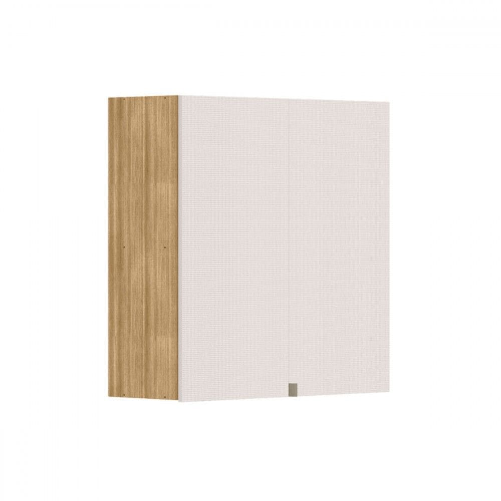 Armário Aéreo Cozinha 80 Cm Insel 1 Porta Articulada Freijó/Soft - Pnr Móveis