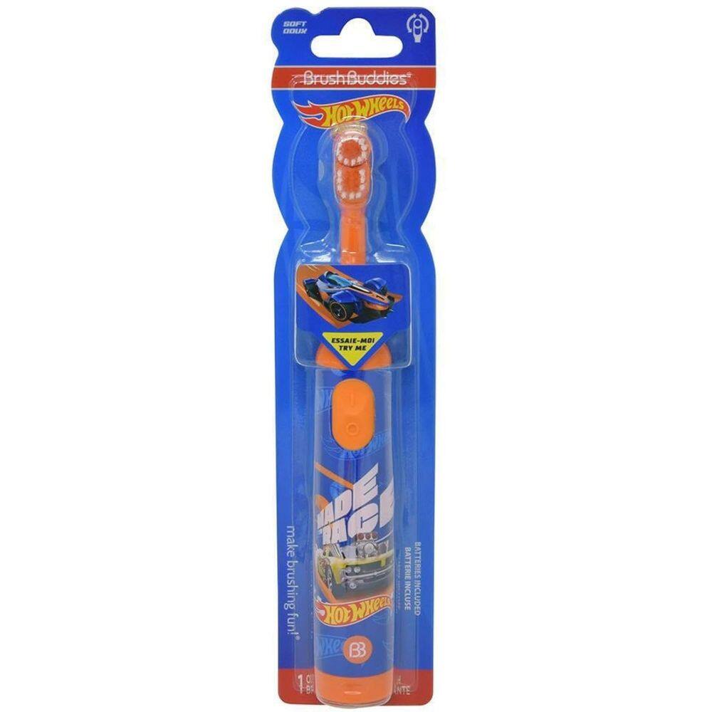 Escova de dentes elétrica Buddies Hot Wheels Kids 4-7 anos