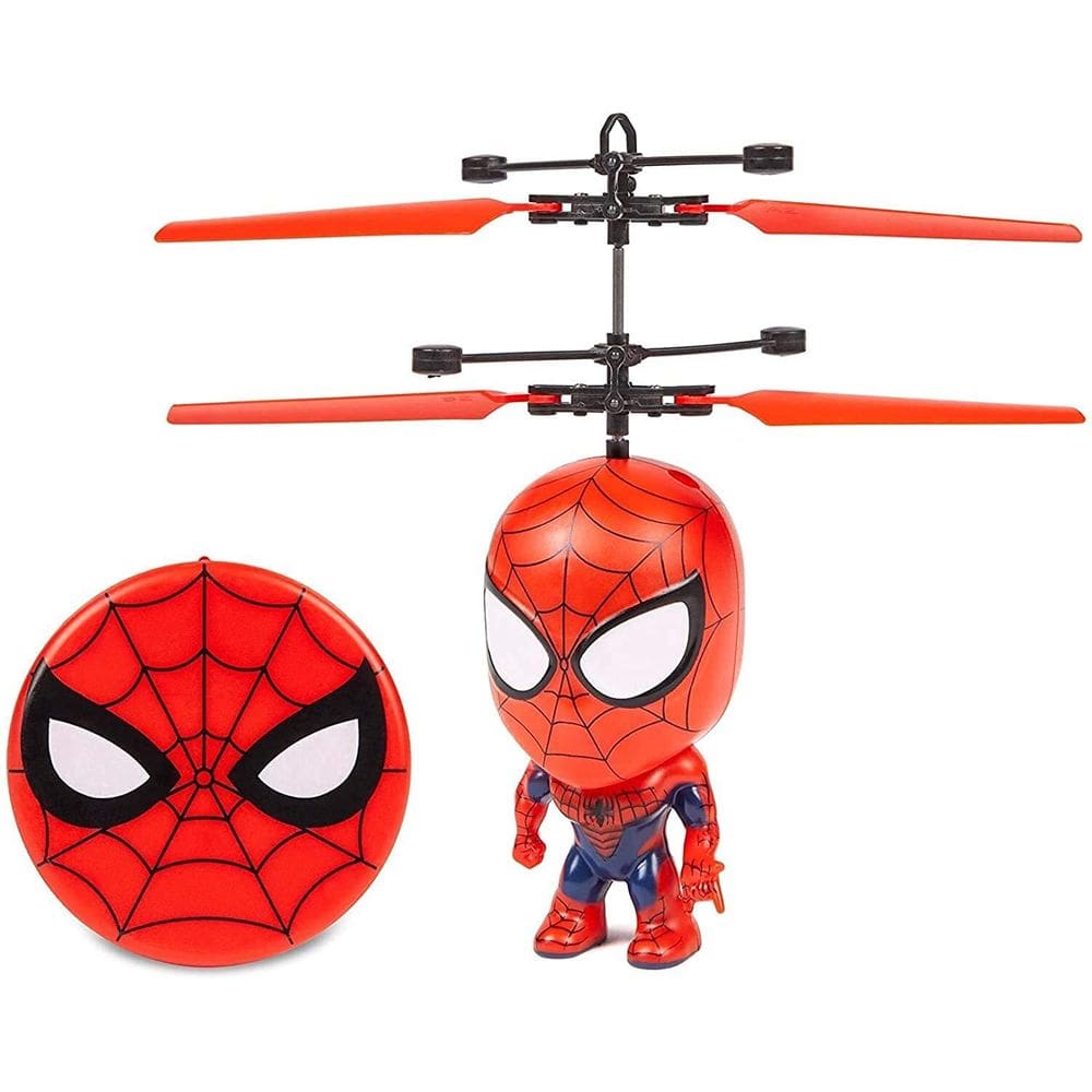 Helicóptero IR World Tech Toys Marvel Spider-Man Voando 9 cm