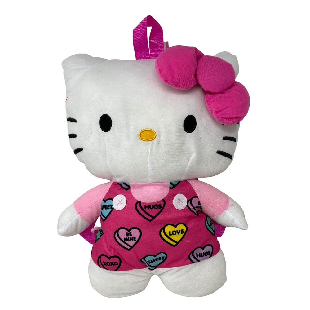 Mochila de pelúcia Fast Forward Hello Kitty Heart Love 33cm