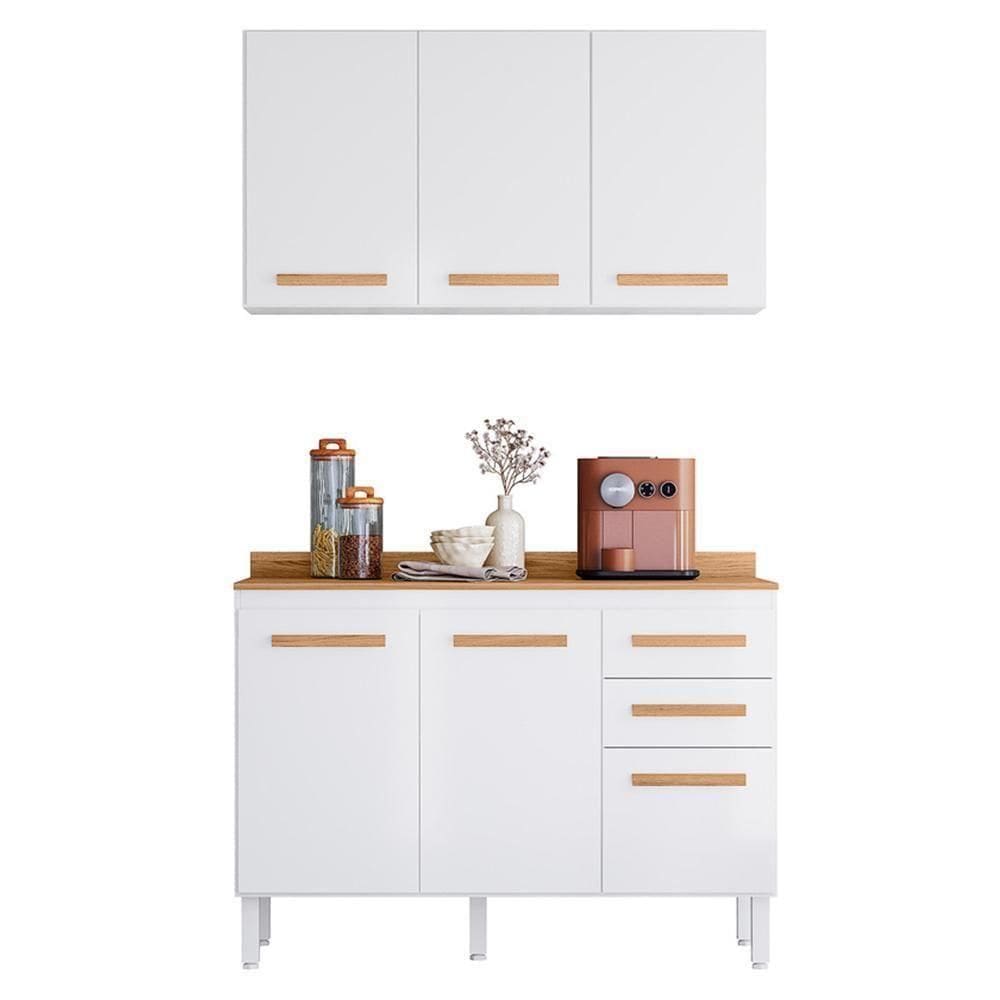 Cozinha Modulada Intenza Amore 2 Peças Branco - Nicioli Branco