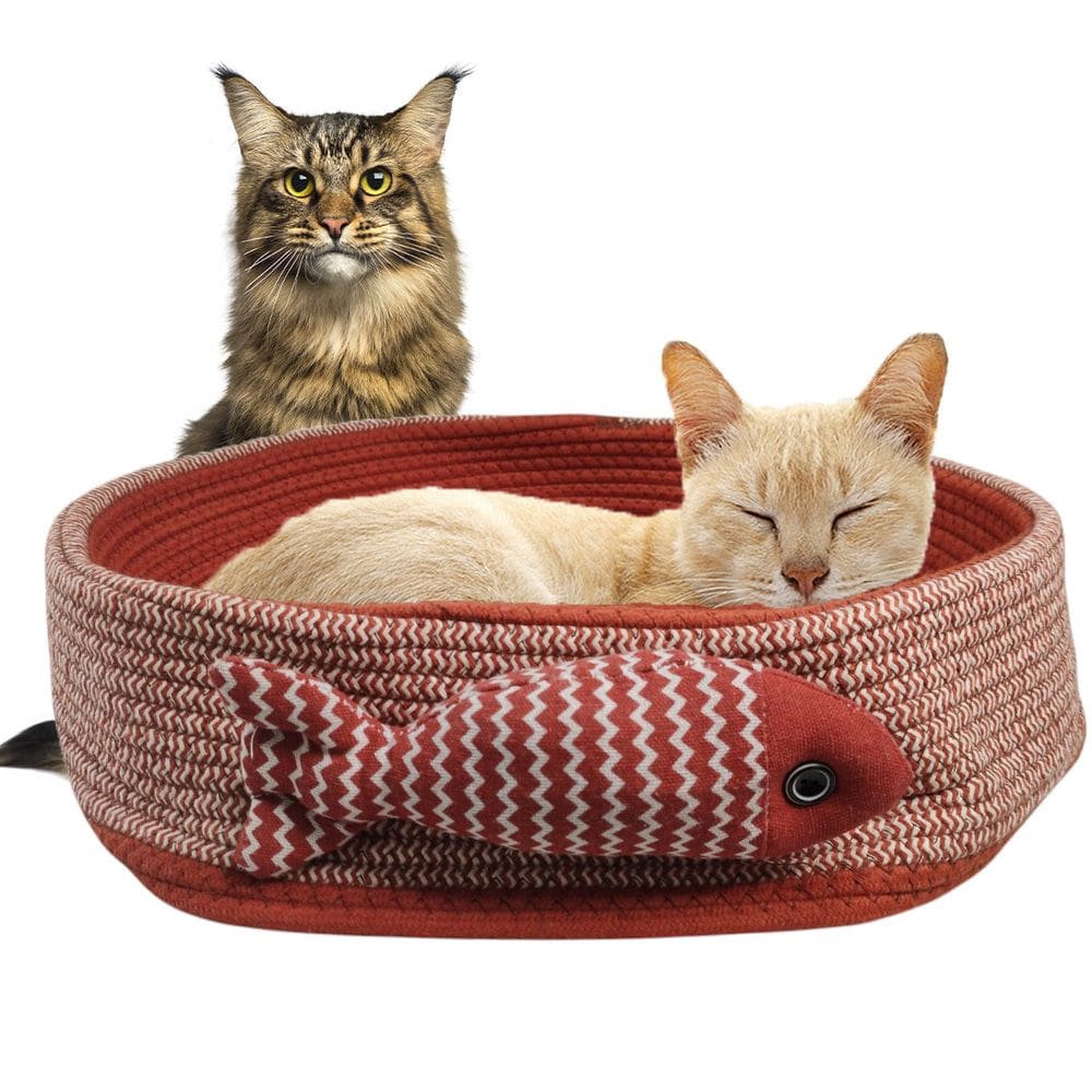 Cama Arranhador Gato Ninho Cestinho Rasqueavel Peixinho Felino Pet Animais Estimaçao