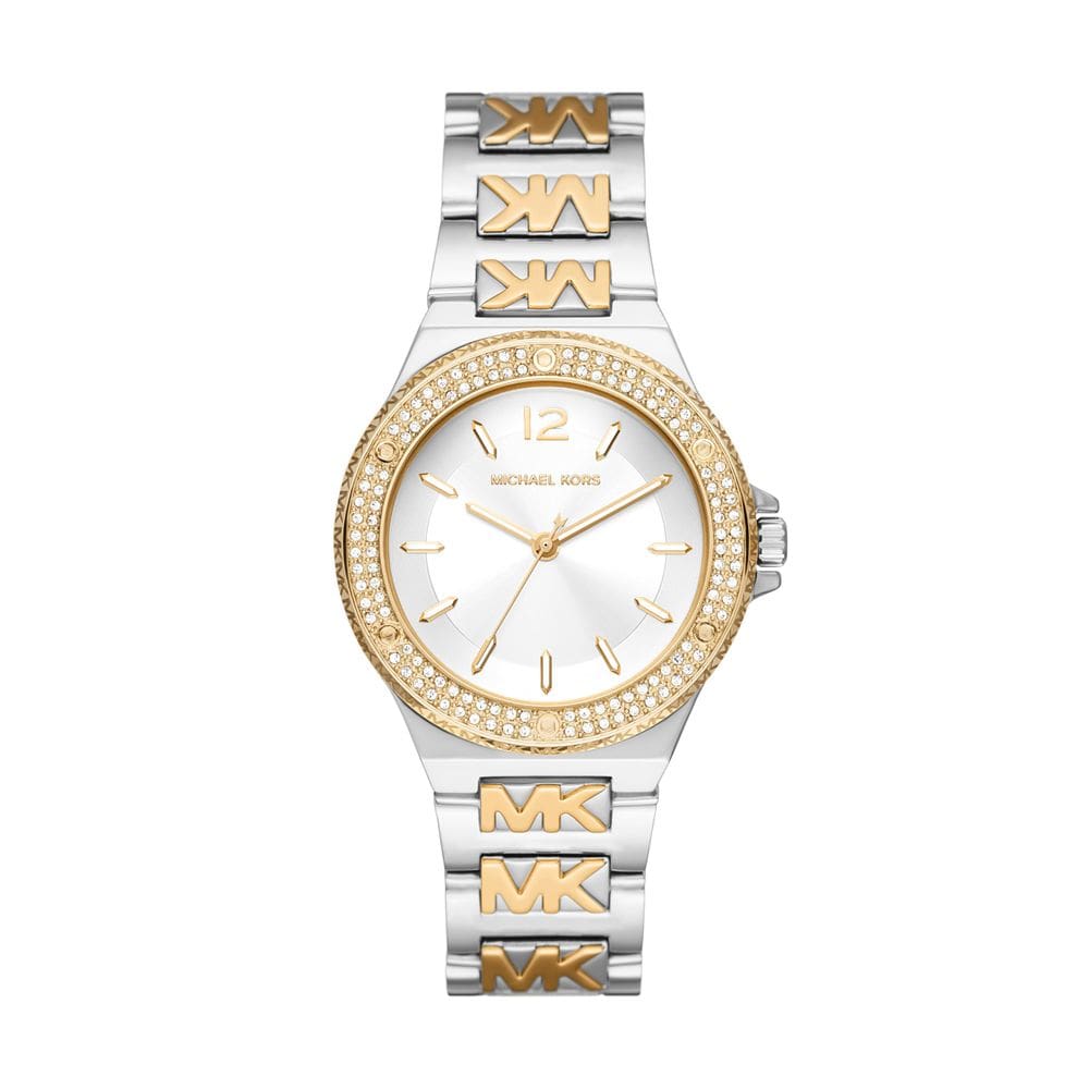 Relógio Michael Kors Lennox MK7338 feminino em aço bicolor