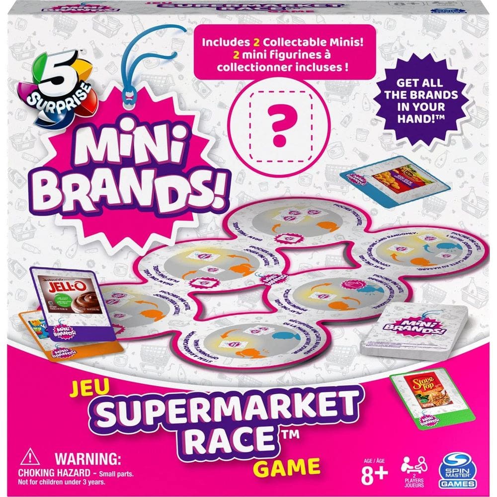 Jogo Spin Master 5 Surprise Supermarket Race com 2 Minis