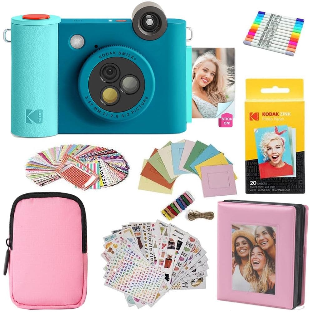 Câmera digital de impressão instantânea e impressora fotográfica KODAK Smile+