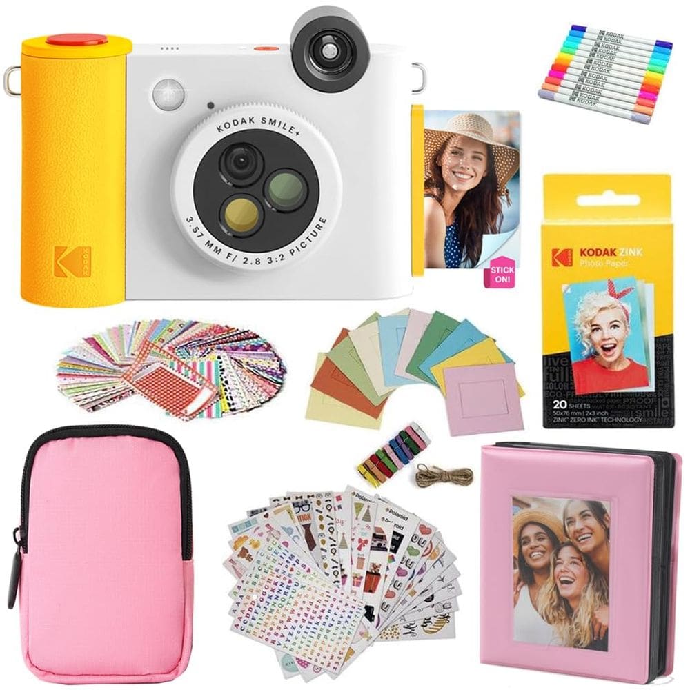 Câmera digital de impressão instantânea e impressora fotográfica KODAK Smile+