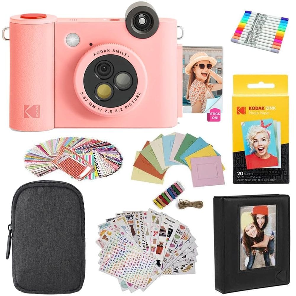 Câmera digital de impressão instantânea e impressora fotográfica KODAK Smile+