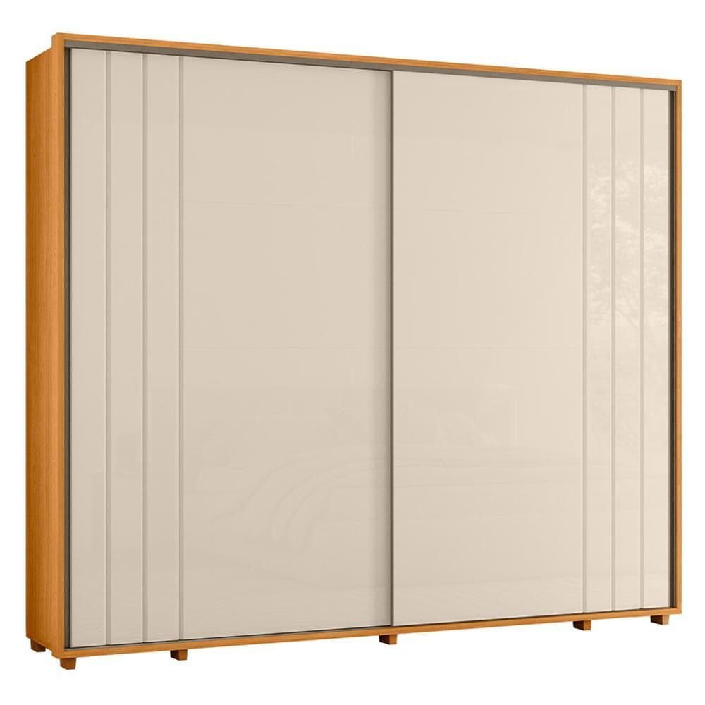 Guarda Roupa Casal Dalí Ripado 2 Portas Deslizantes - Madetec