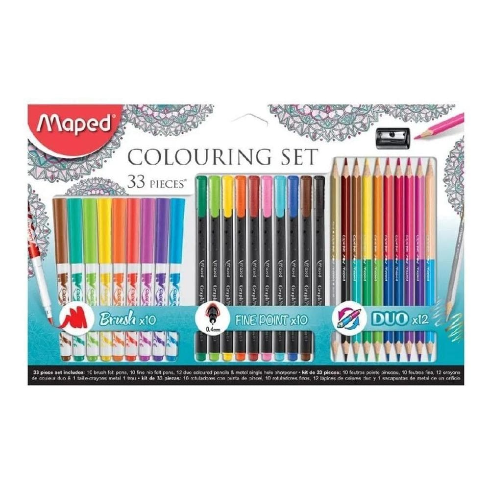 Kit Colouring Set Color´ Peps 33 Peças Maped