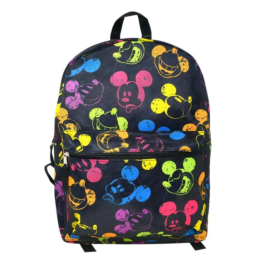 Mochila Disney Mickey Mouse unissex infantil clássica multicolorida