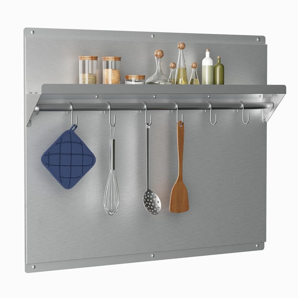 Range Backsplash KITCH com prateleira para exaustor 60x75cm