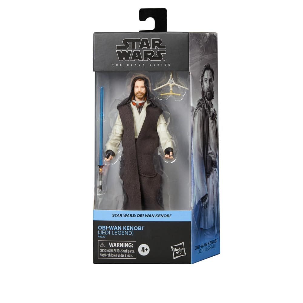 Boneco de ação exclusivo da série STAR WARS Obi-Wan Kenobi Black