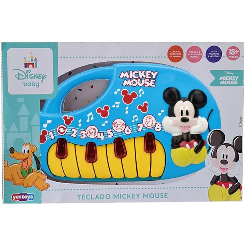 Teclado Musical Disney Mickey Mouse Yes Toys