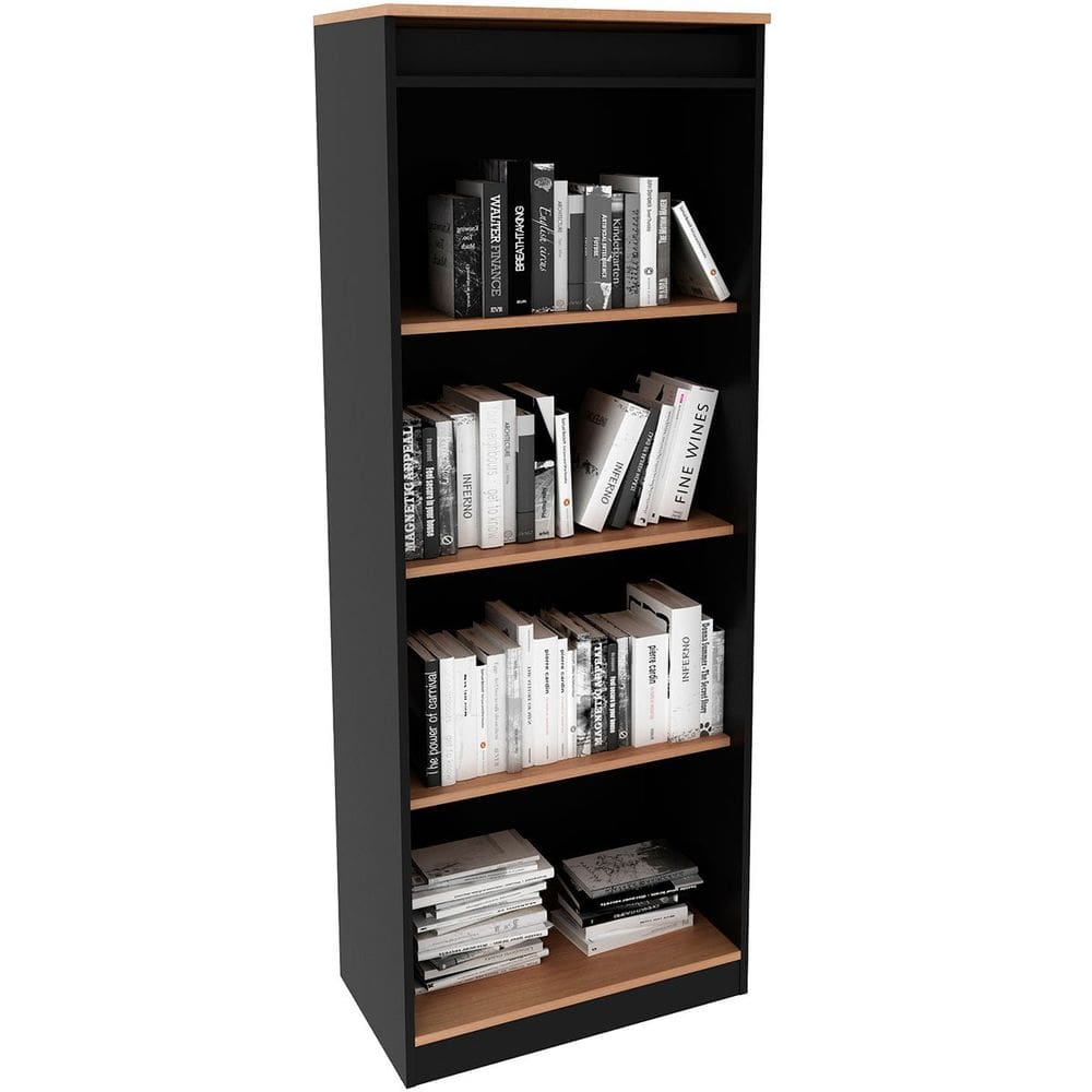 Estante Armário Alta Livreiro Multiuso Office 4 Prateleiras