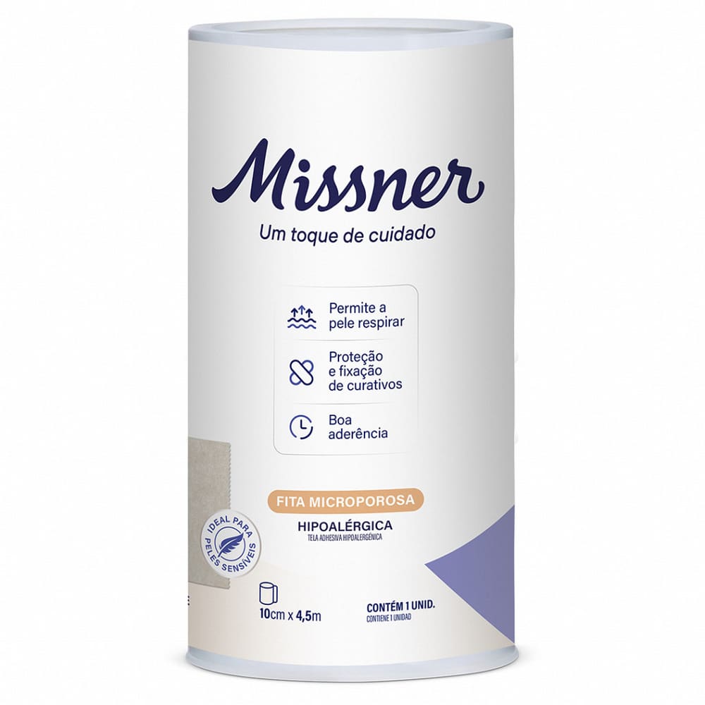 Fita Microporosa Bege 10x4,5 - Missner