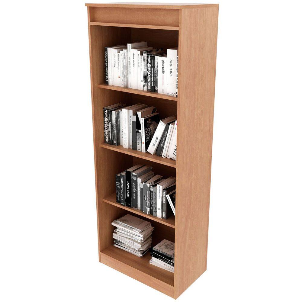 Estante Armário Alta Livreiro Multiuso Office 4 Prateleiras
