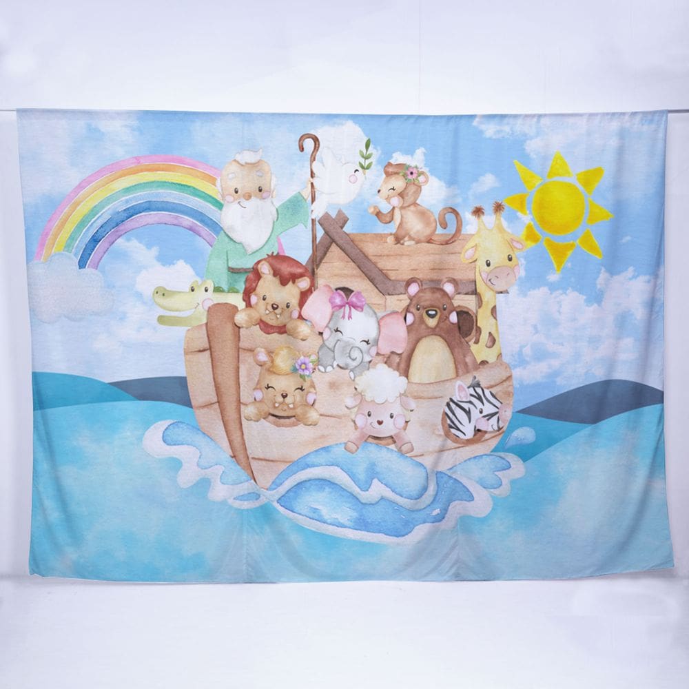 Painel de Festa Retangular Arca Diversas Medidas - Fera Print