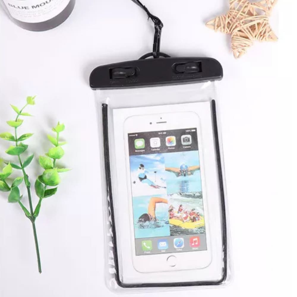 Capa Case Protetora Prova d`água Mergulho Transparente
