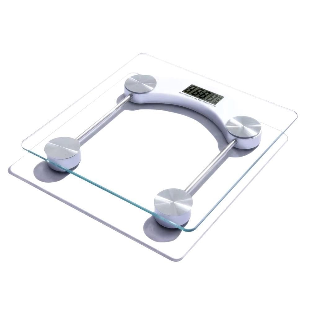 Balança Digital Corporal 180kg LED Vidro Temperado Fitness
