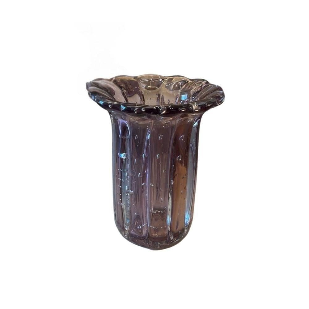 Vaso Murano Isadora Ametista Pequeno