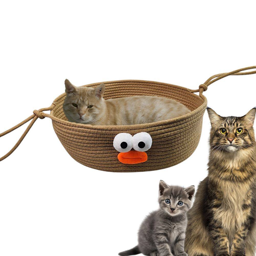Cama Arranhador Gato Ninho Cestinho Pet Rasqueavel Animais Estimaçao Felino Divertida Confortavel