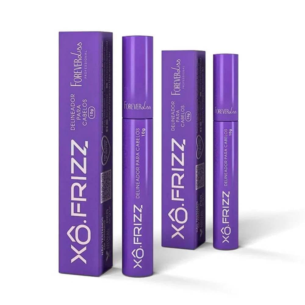 Kit 02 Xô Frizz Modelador de Fios Forever Liss 10g