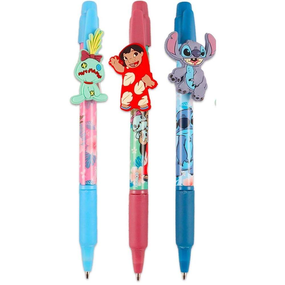 Conjunto de canetas Disney Lilo & Stitch com 3 canetas Blue Ink Fine Point