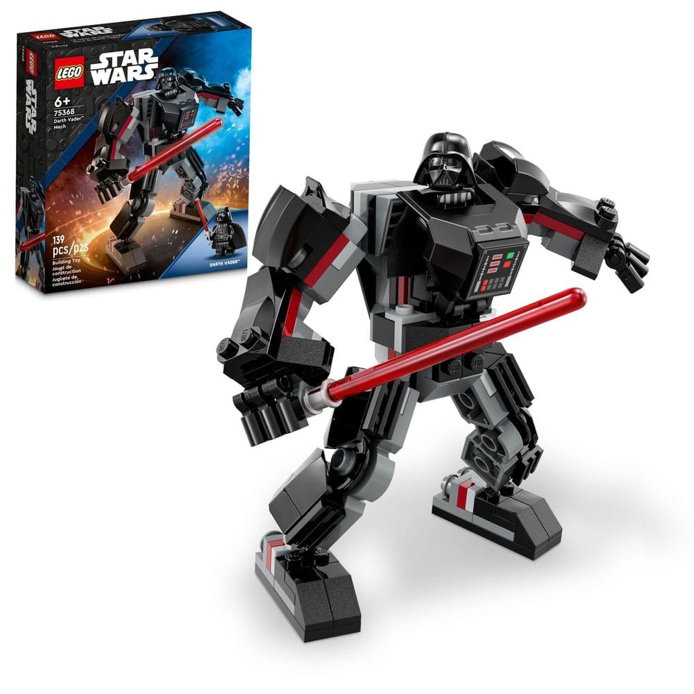 Brinquedo LEGO Star Wars Darth Vader Mech 75368 para crianças de 6 anos ou mais