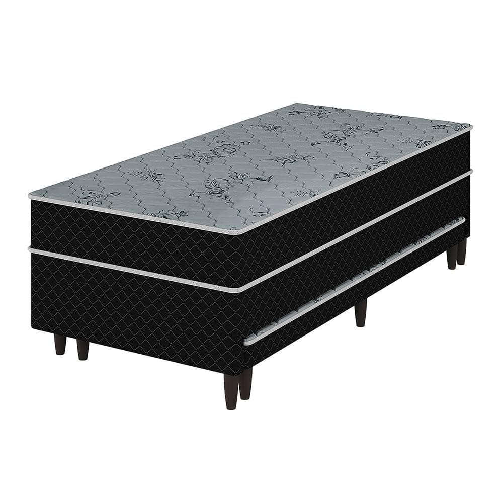 Cama Box Solteiro De Molas Com Cama Auxiliar Sibéria Umaflex 188cm x 88cm