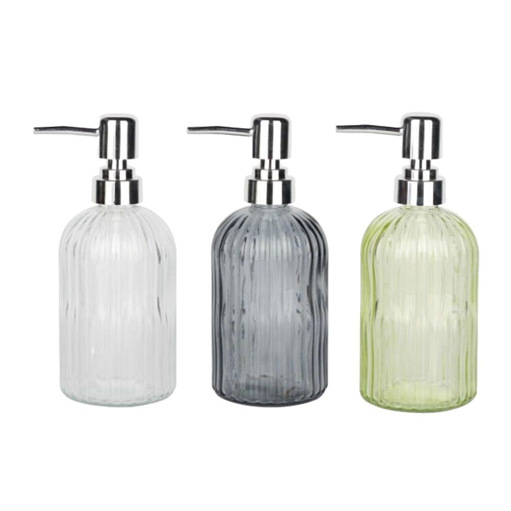 Porta-Sabonete Líquido Cazza Glass em Vidro 425ml - Item Variado