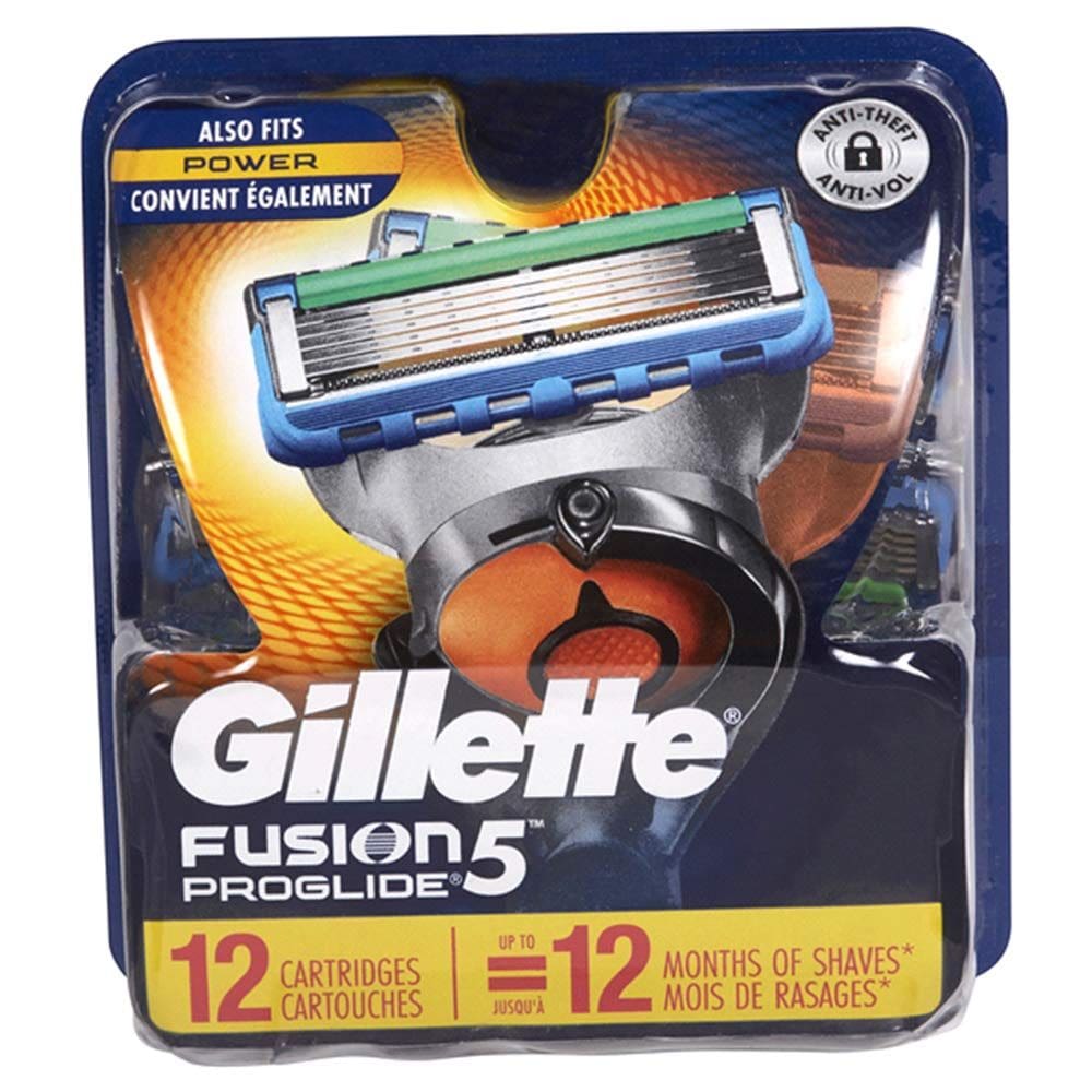 Cartuchos de recarga Gillette Fusion ProGlide x12