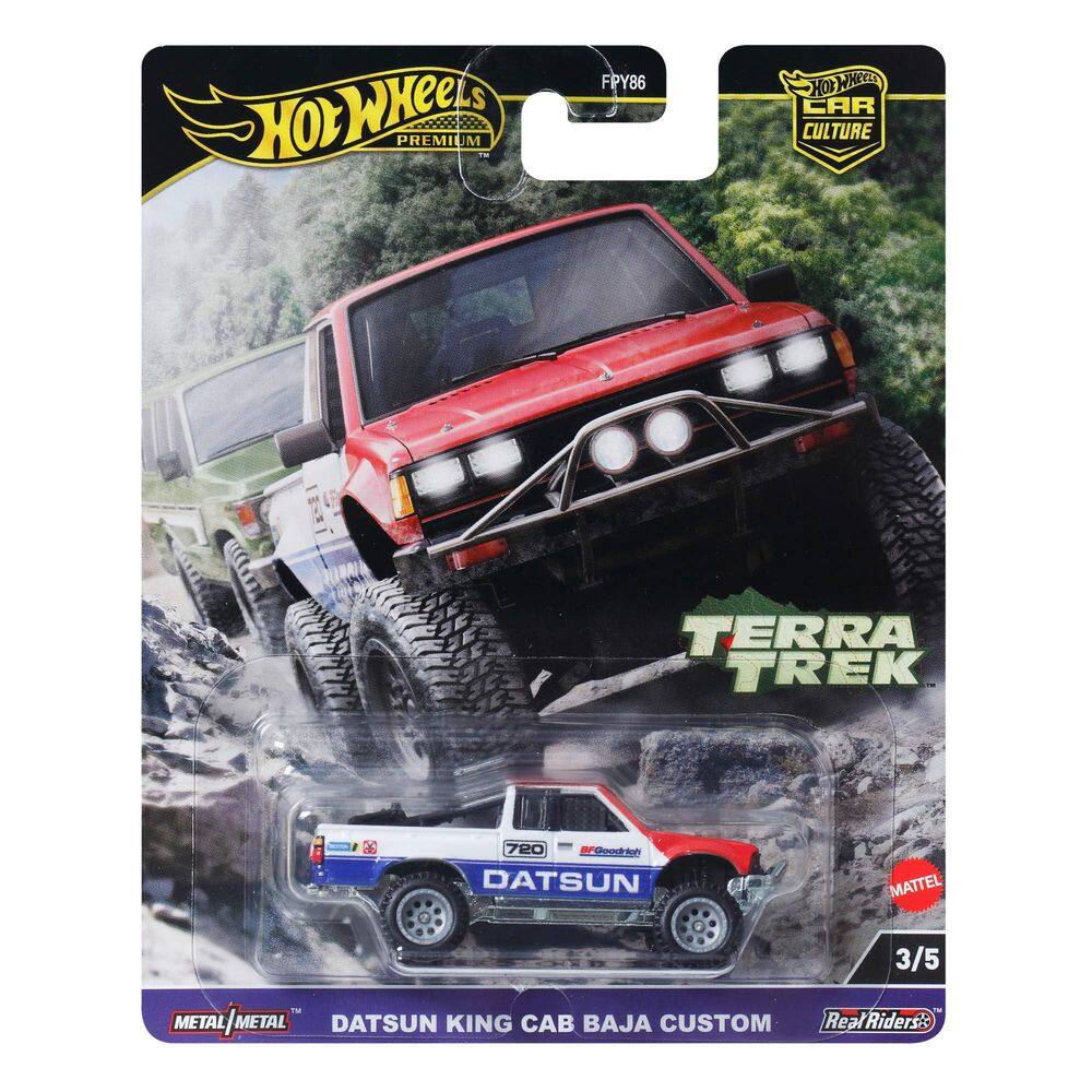 Carro de brinquedo Hot Wheels Premium Car Culture Datsun King Cab Baja