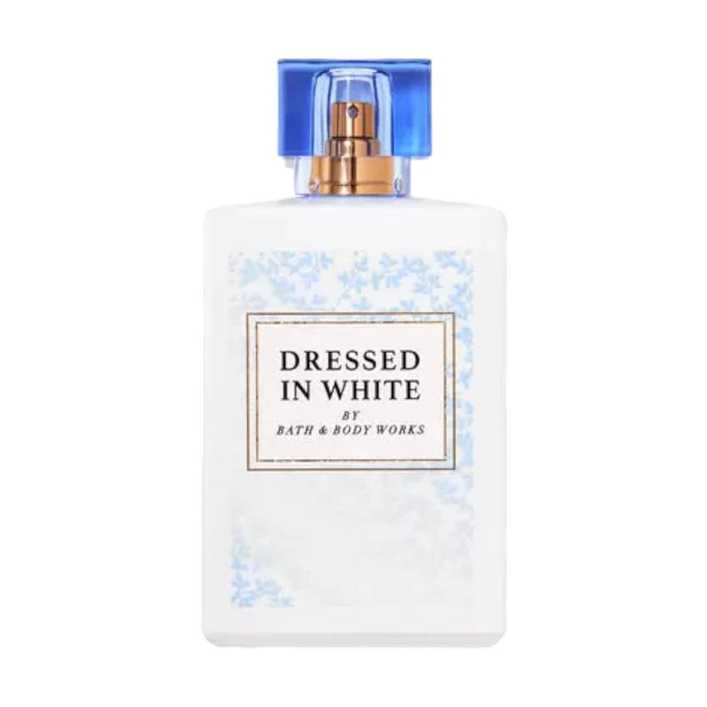 Perfume Bath & Body Works vestido com água de perfume branca 100ml
