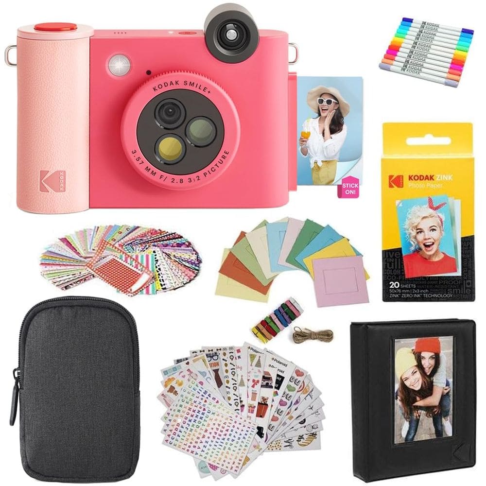 Câmera digital de impressão instantânea e impressora KODAK Smile+ 2 em 1