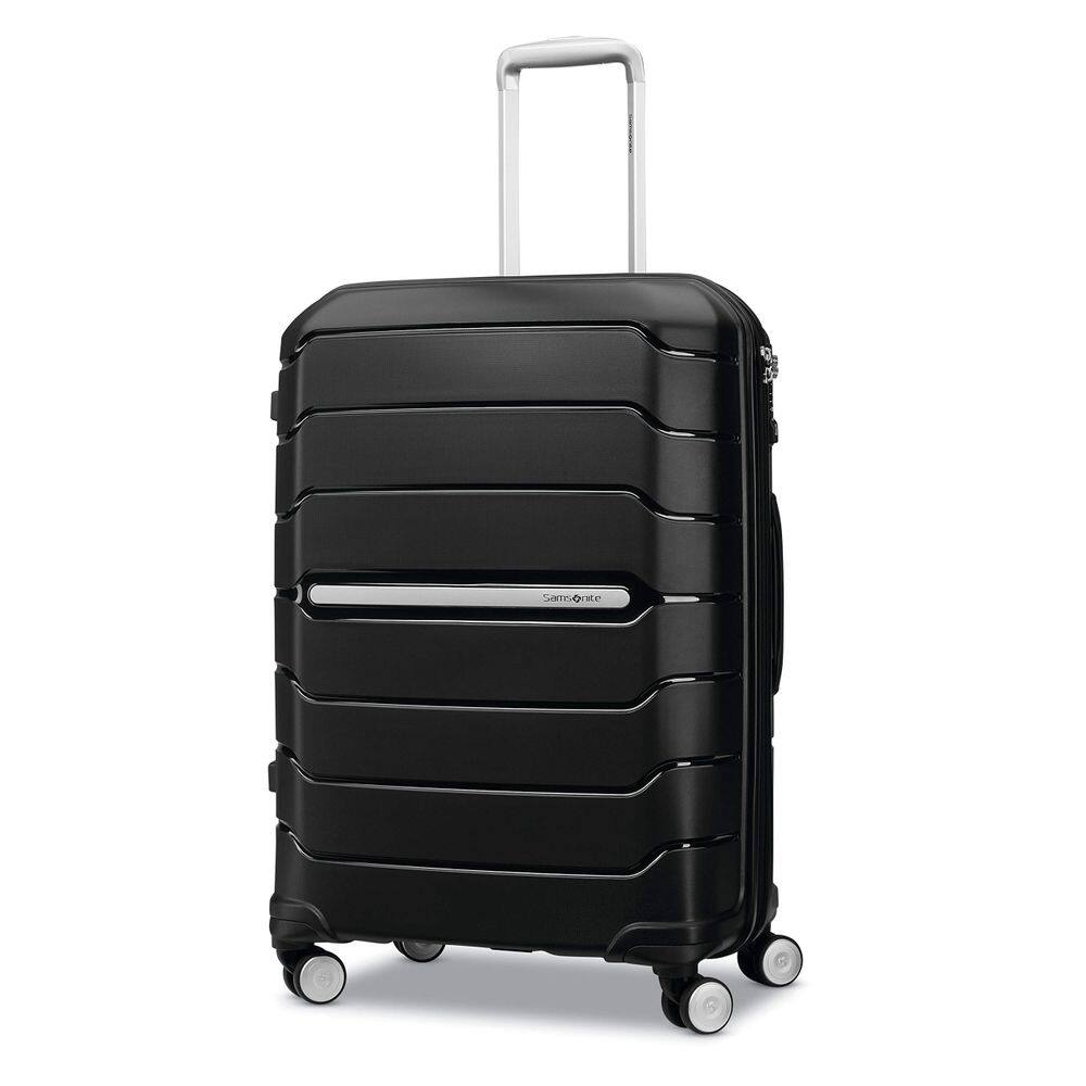 Bagagem Samsonite Freeform Hardside expansível de 24 polegadas preta