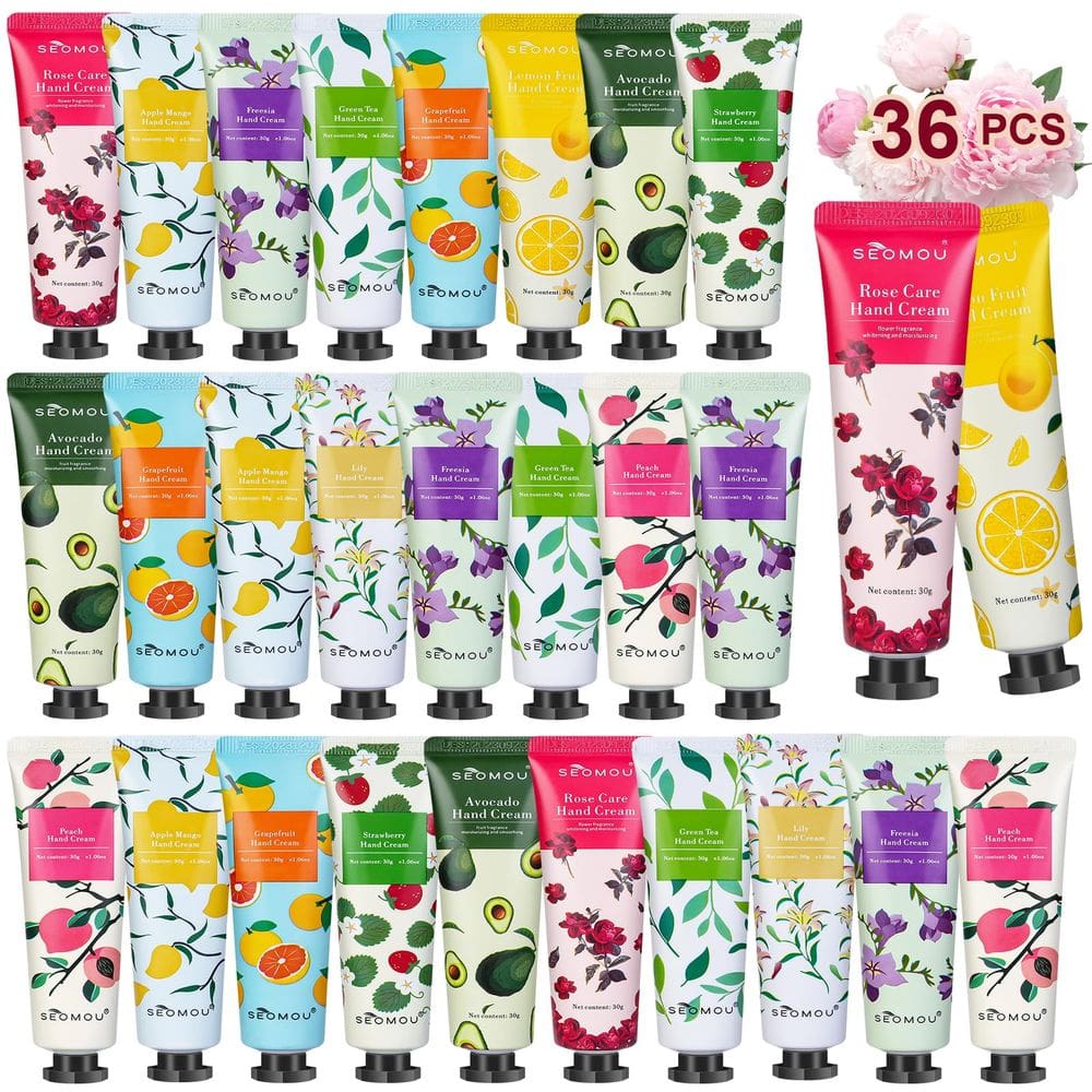 Conjunto de creme para mãos KIYTARBOO, pacote com 36 unidades, tamanho de viagem, 50 ml