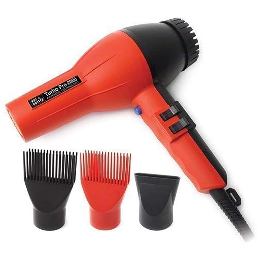 Secador de cabelo Annie Ceramic Turbo Pro-2000 6 Speed 6 Heat