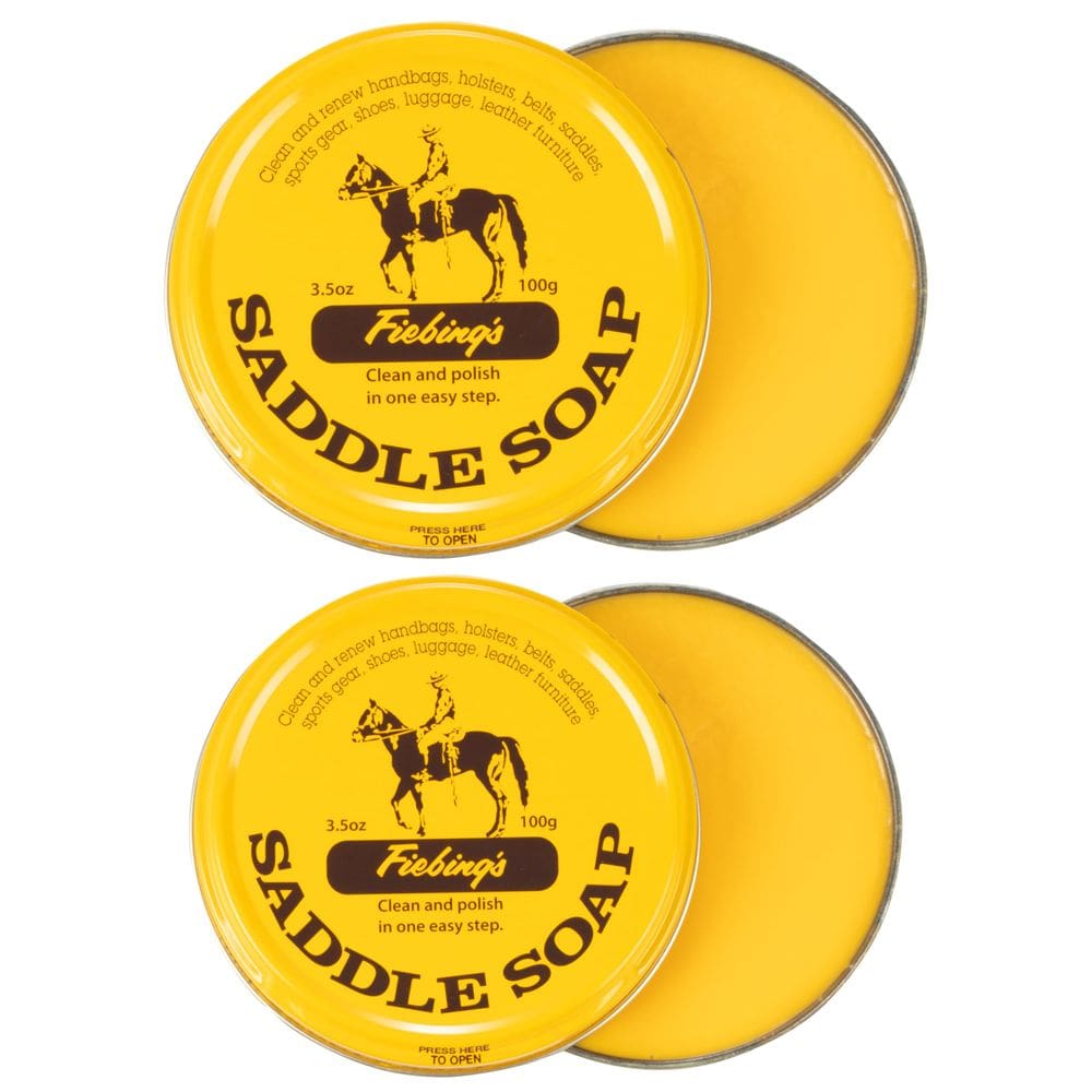 Limpador e condicionador de couro Fiebing Yellow Saddle Soap