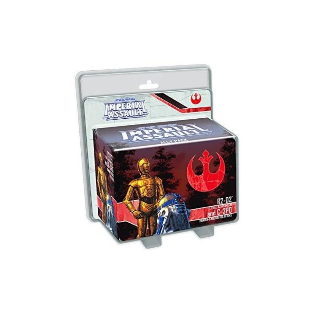 Jogo de tabuleiro Fantasy Flight Star Wars Imperial Assault R2-D2 e C-3PO Ally Pack