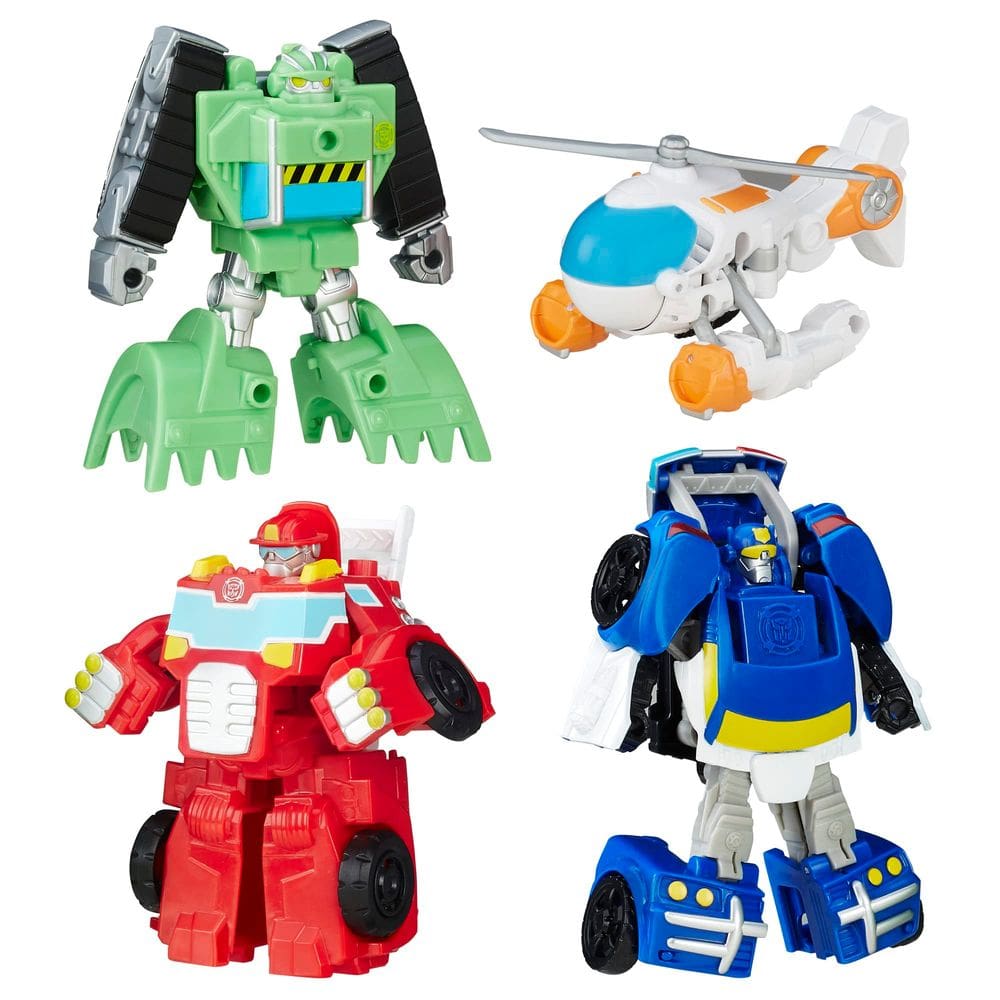 Figuras de ação Transformers Rescue Bots Griffin Rock Team