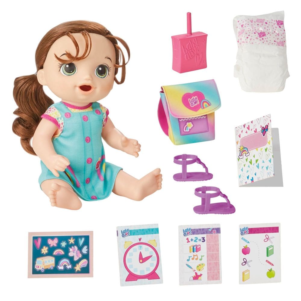 Baby Doll Baby Alive Time for School 30 cm com acessórios