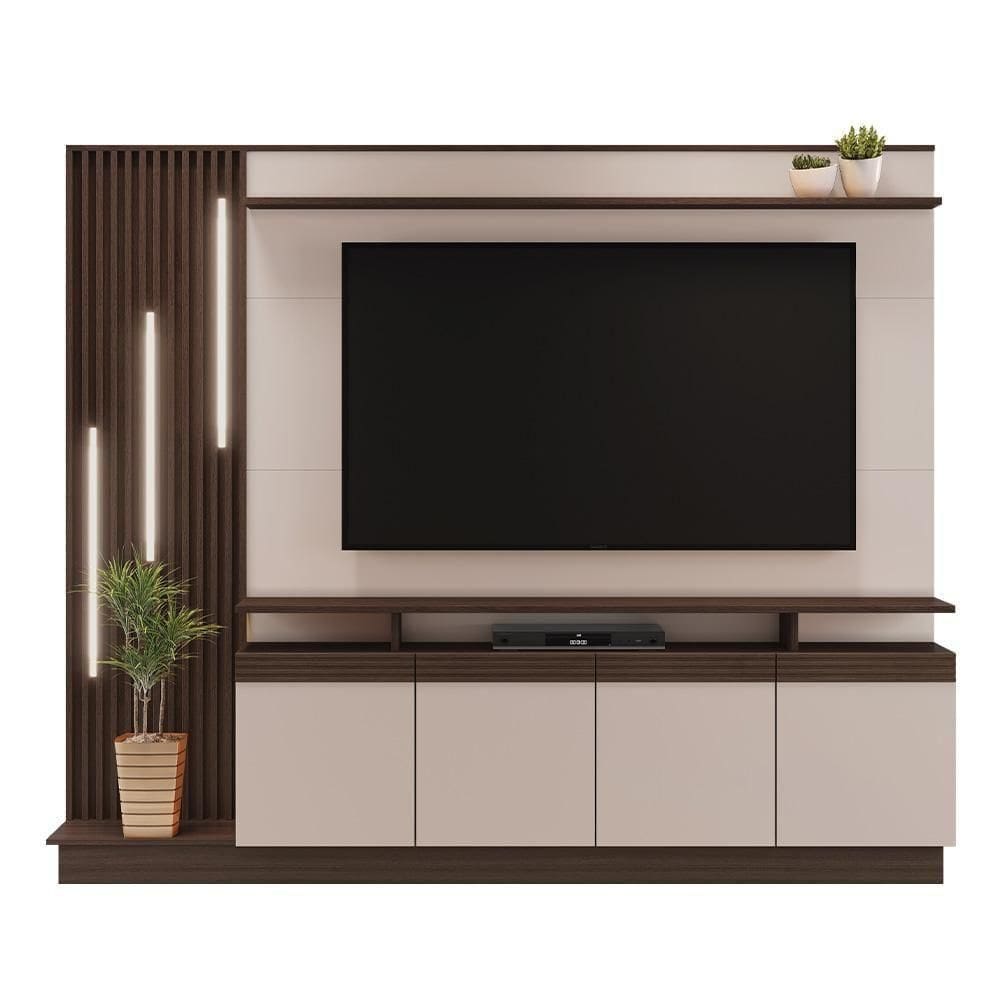 Home Absoluto Até 65 Polegadas Jcm Movelaria Café Off White