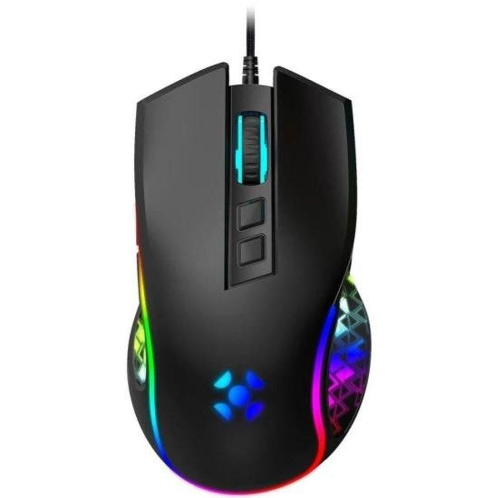 Mouse Gamer Fortrek Vickers New Edition 8000 Dpi Rgb Preto [f002]
